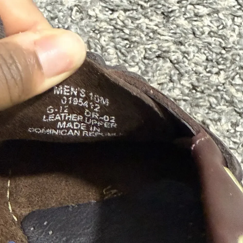 Sperry Shoes Mens 10 M Authentic Original 2-Eye Boat Brown Leather
